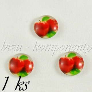 Poslední kabošon se dvěma jablky, 12 mm