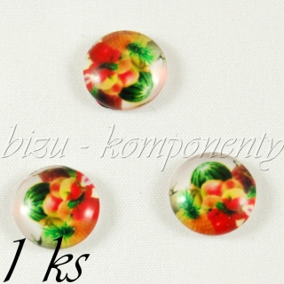 Poslední kabošon ovoce s melounem, 12 mm