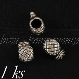 Kovový korálek ananas