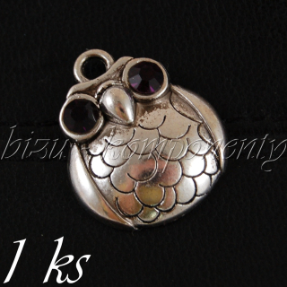 Boubelka s fialovýma očima, stříbrná barva