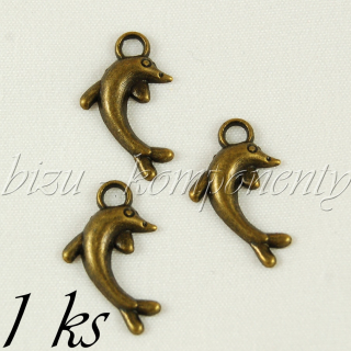 Delfínek, bronzová barva