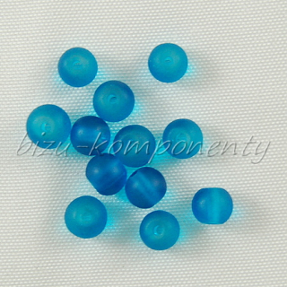 Modré ledové korálky, 4mm 20ks