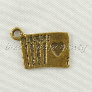 Karty - postupka, bronzová barva