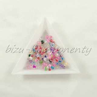 Rokajl - směs s barevnými průvleky 4-5mm 20g