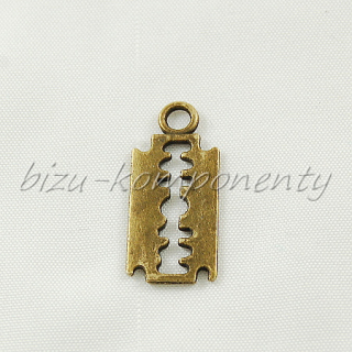 Žiletka, bronzová barva 25mm