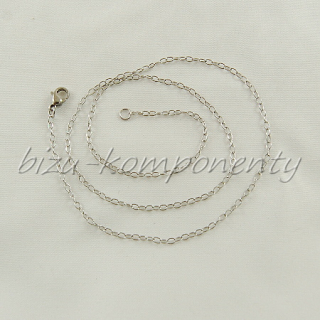  Klasický očkový řetízek z oceli 45cm, očka 2x1,5mm