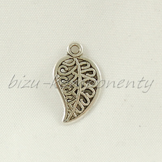 Lístek, stříbrná barva