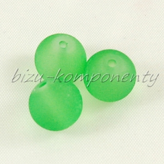 Zelené ledové korálky 10mm 10ks