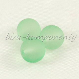 Bledě zelené ledové korálky 10mm 10ks