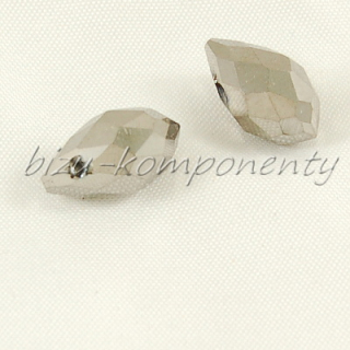 Broušený korálek kapka 14x8mm