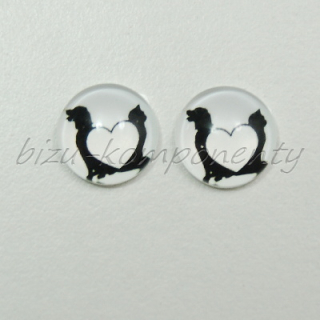 Srdce pro kočičky a pejsky, 12mm