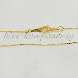 Nejjemnější řetízek zlaté barvy 42cm