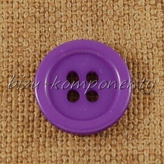 Fialový knoflík 17 mm