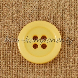 Žlutý knoflík 17 mm