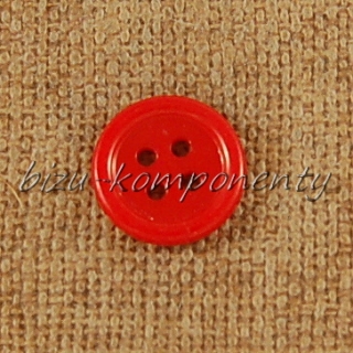 Červený knoflík 12 mm