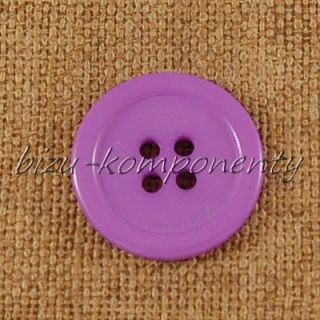 Fialový knoflík 22 mm