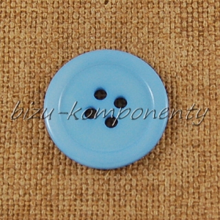 Modrý knoflík 22 mm