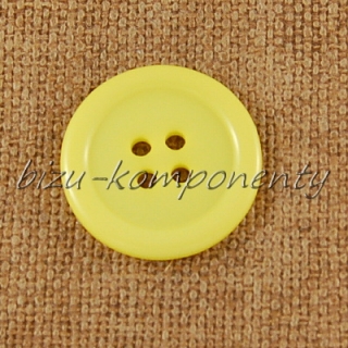 Žlutý knoflík 22 mm