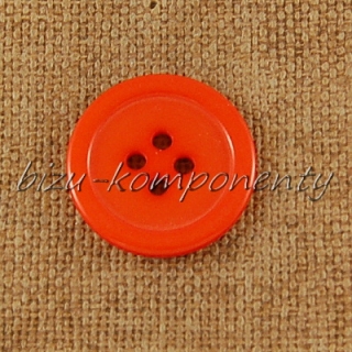 Oranžový knoflík 22 mm
