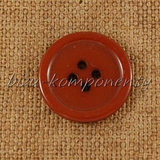 Hnědý knoflík 22 mm