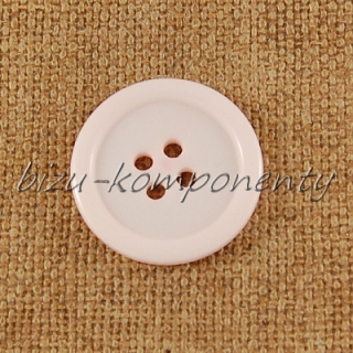Růžový knoflík 22 mm