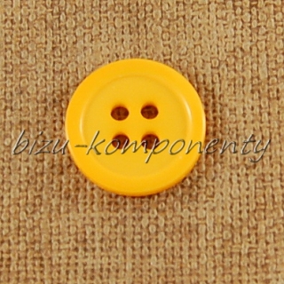 Oranžový knoflík 17 mm