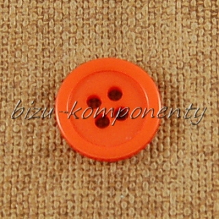 Oranžový knoflík 15 mm