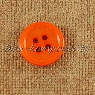 Oranžový knoflík 15 mm