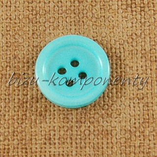 Světle modrý knoflík 17 mm