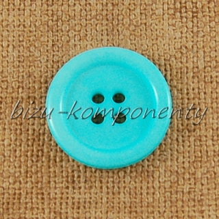 Světlejší modrý knoflík 22 mm