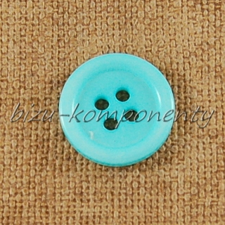 Světle modrý knoflík 18 mm