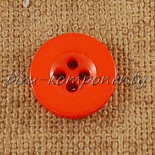 Oranžový knoflík 15 mm