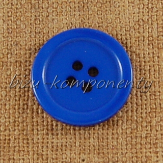 Modrý knoflík 22 mm