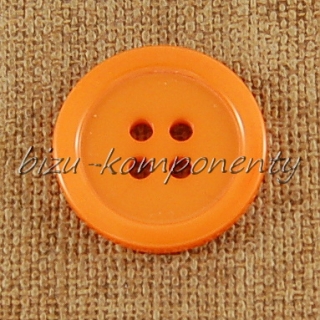 Oranžový knoflík 22 mm