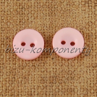 Růžový knoflík 10 mm