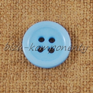Modrý knoflík 15 mm