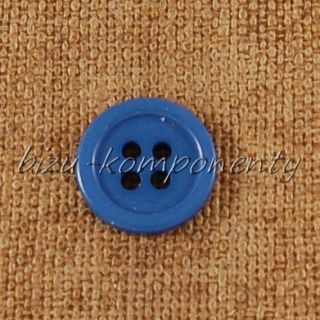 Modrý knoflík 15 mm