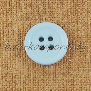 Světle modrý knoflík 17 mm