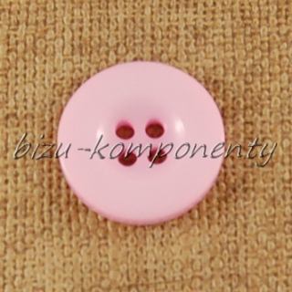 Růžový knoflík 18 mm