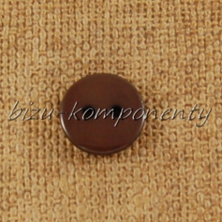 Tmavě hnědý knoflík 11 mm