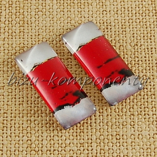 Skleněný kabošon  10x25 mm