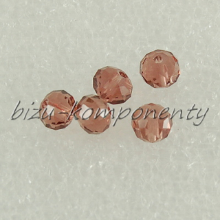 Fialový broušený korálek 8mm 10ks