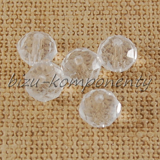 Čirý broušený korálek 8mm 5ks