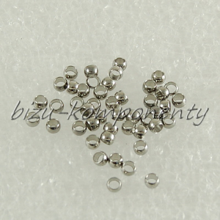 Zamačkávací rokajl 3x2mm, 50ks, chirurgická ocel