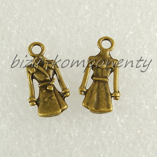 Vojenský kabát, bronzová barva