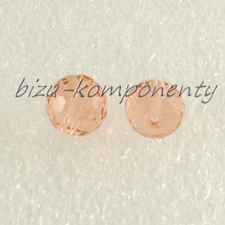 Růžový broušený korálek 12mm 